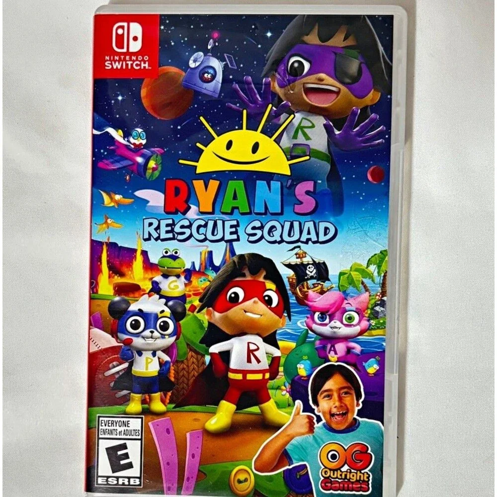 Ryan's Rescue Squad NINTENDO SWITCH Game - Outright Games Action/Adventure E